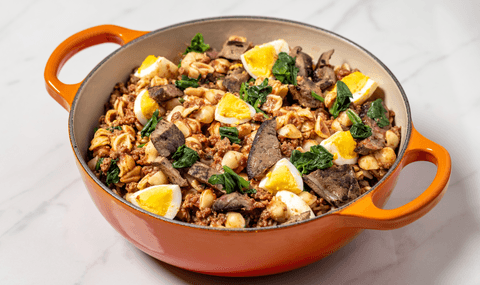 Italian Beef Pasta - fresh dog food recipe