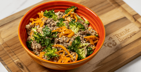 Dog food recipe with quinoa