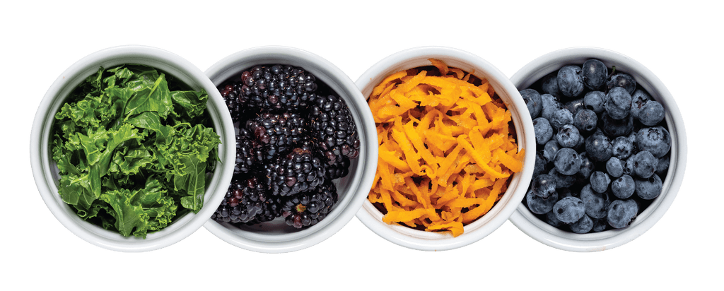 variety of antioxidant-rich ingredients