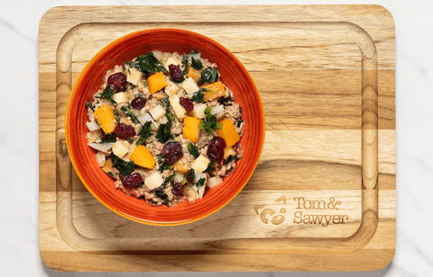 Tom&Sawyer — Turkey Gobbler: Healthy Turkey Recipe for Dogs